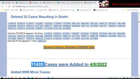 SHOCKING! VAERS JUST DELETED 1,447 REPORTS IN ONE WEEK!