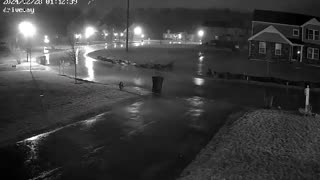 Security Camera Captures Tornado Hitting Michigan Neighborhood