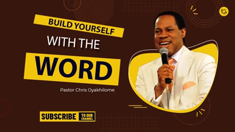 BUILD YOURSELF WITH THE WORD | PASTOR CHRIS OYAKHILOME DSC.DD ( MUST WATCH )