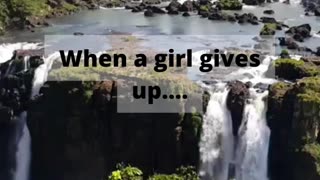 When a girl gives up.... #girls #girlsfact #reels #viralreels #trending #motivation #psychology