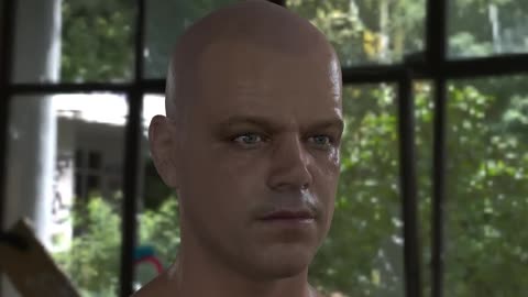 3d model Matt Damon head