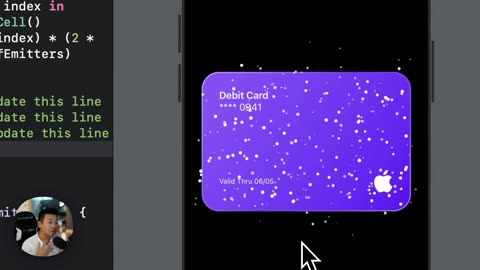 09. SwiftUI Card Animated Particles