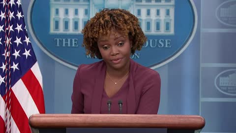 Press Secretary Karine Jean-Pierre holds a news conference on Oct. 18, 2022