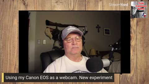 EOS T5 as webcam with Streamyard
