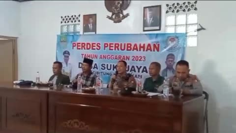 Musyawarah Perdes Perubahan Desa Sukajaya Kec.Cibitung