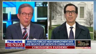 Mnuchin predicts economic recovery 'back to where we were beforehand'