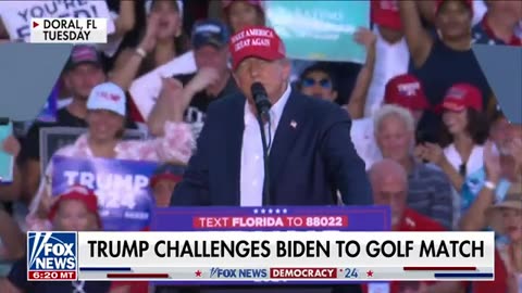 Trump challenges Biden to $1M golf match Greg Gutfeld News