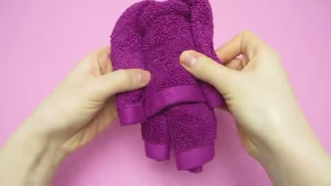 DIY Towel Teddy Bear/DIY toys for kids/ towel toys/diy の 始まり は
