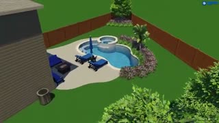 Blue Science Pools - 3D Design - Nelson Family - TX