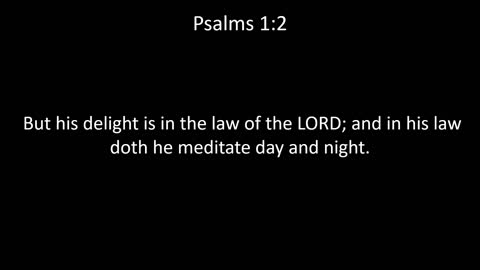 KJV Bible Psalms Chapter 1