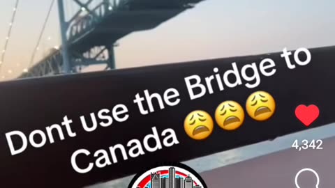 Detroit Ambassador Bridge To Canada