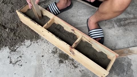 Look How To Create Multiple Cement Lego Bricks From Pallets At Once Bricks With Joints Without Grout