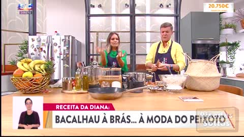 Diana Chaves dá bronca em direto, "Bacalhau à Broche"