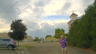 Dash Cam Captures Officer Joining 92-Year-Old Woman For Impromptu Dance Off