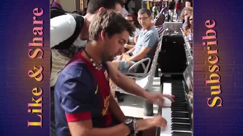 When two strangers start playing the piano at train station