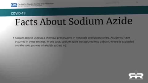 FACTS ABOUT SODIUM AZIDE! [ALERT]