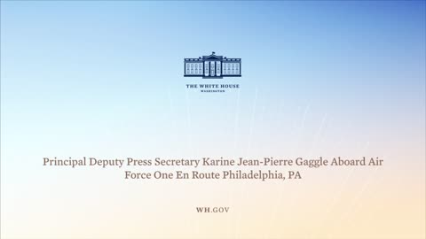 7-13-21 Principal Deputy Press Secretary Karine Jean-Pierre Gaggle Aboard Air Force One