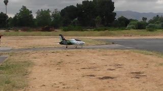 RC Turbine Jet at the Apollo XI RC Airfield in Van Nuys, California