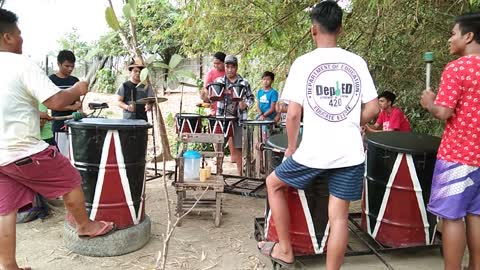 Practice Libis Tribe Ati Atihan Drummers