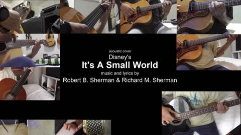 Guitar Learning Journey: Disney's "It's A Small World" vocals cover