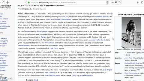 THIS IS CRAZY MARINA ABRAMOVIC & THE AZARIA CHAMBERLAIN CASE THE DINGO ATE MY BABY 1980 AUSTRALIA