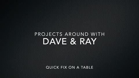 Dave & Ray glue some stuff