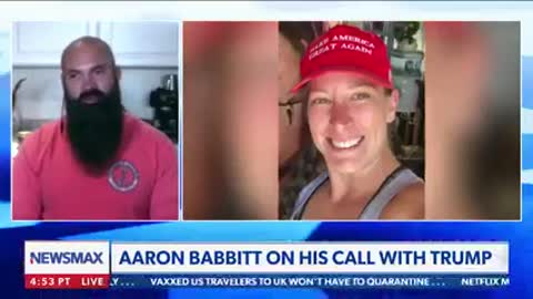 President Trump calls Ashli Babbitt's husband, Aaron.