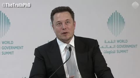 Elon Musk at the 2017 WORLD GOVERNMENT Summit Claiming a Universal Basic Income is Necessity