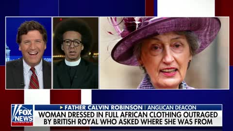 Calvin Robinson and Tucker Carlson discuss allegations of "racism" against British Royal.
