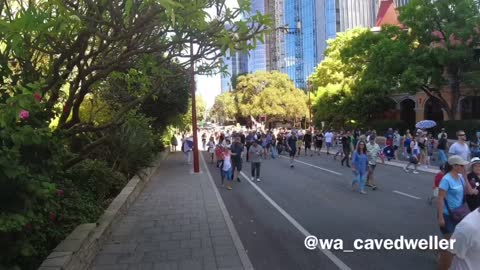 Perth western Australia name vaccine mandate Freedom rally