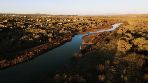 Magic Hour by the Rio Grande