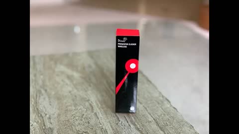 Review: Presentation Clicker with Bright Red Laser Pointer, 164FT Wireless Presenter Remote Pow...