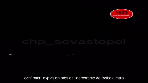 "Il n'y a pas d'explosions, mais vous tenez bon": la Crimée confirme une explosion près de l'aérodr