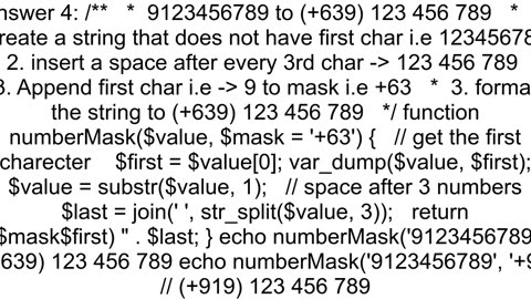 Convert a numeric string into a formatted phone number