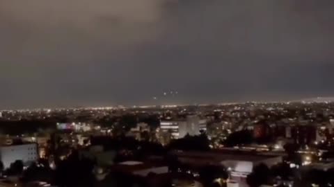 🇲🇦 Strange glowing objects in the sky hovered in formation over Morocco before the earthquake