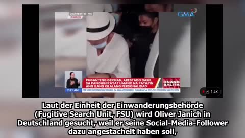 Video der Verhaftung von Oliver Janich mit deutschen Untertiteln