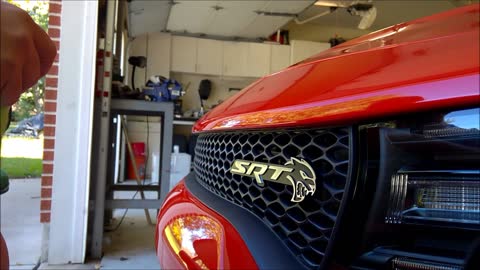 2016 Dodge Charger Hellcat Front Grille Badge Replacement