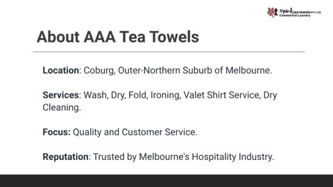 Commercial Laundry Service Melbourne