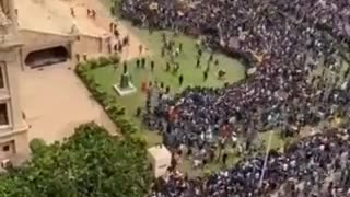 July 2021: Protesters storm the presidential palace in Sri Lankas capital