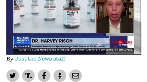 09/27/23 Just The News Dr Harvey Risch BioWe*pon