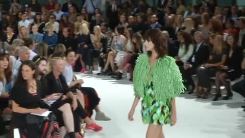 A forest grows under Galliano at Paris Fashion Week