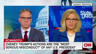 Liz Cheney says that Donald Trump engaged in "the most serious misconduct of any president in the history of our nation."