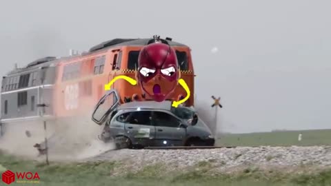 Experiment Train vs Cars Toy Satisfying Experiment Destroy it All