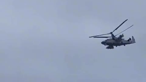 Russian KA-52 Over Ukraine