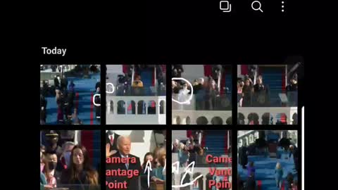 The Girl In White...Biden Innaguration video NOT doctored!