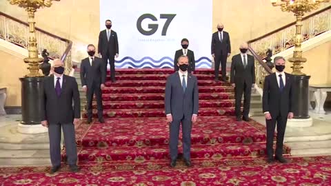 G7 ministers arrive for in-person meeting