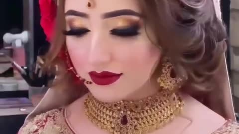 latest pakistni bridal makeup style 2023 mp4.