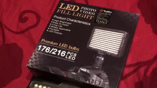 Tolifo PT-176S LED Video Light Unboxing Review