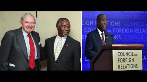 David Rockefeller Thabo Mbheki, President Cyril Ramaphosa At Council On Foreign Relations