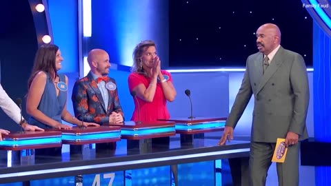 Family Feud audience left in hysterics at married contestant's cheeky X-RATED answer